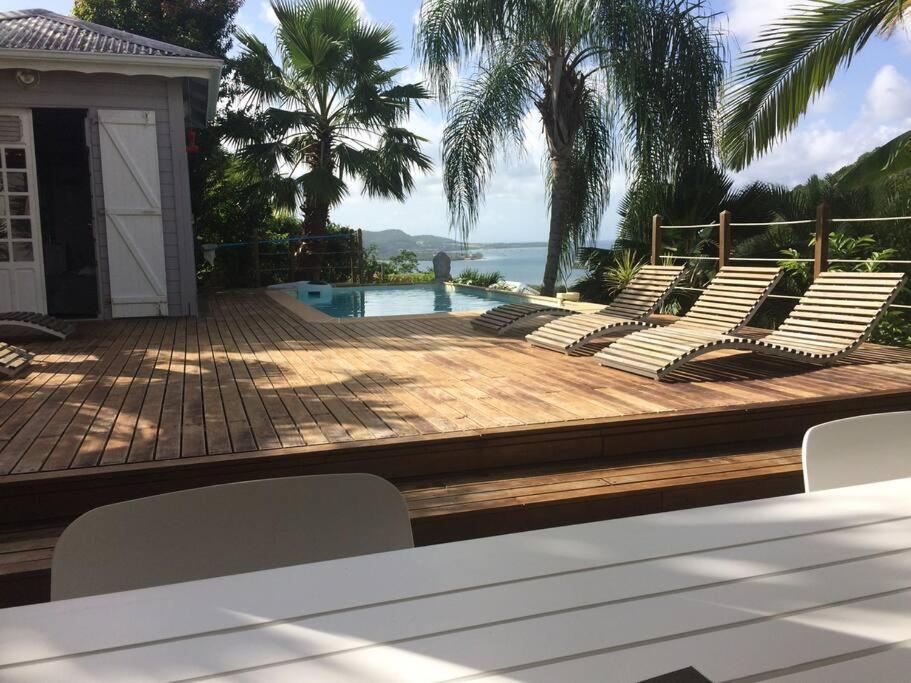 La Charmante Villa Coco Avec Magnifique Vue Mer Le Marin Eksteriør billede